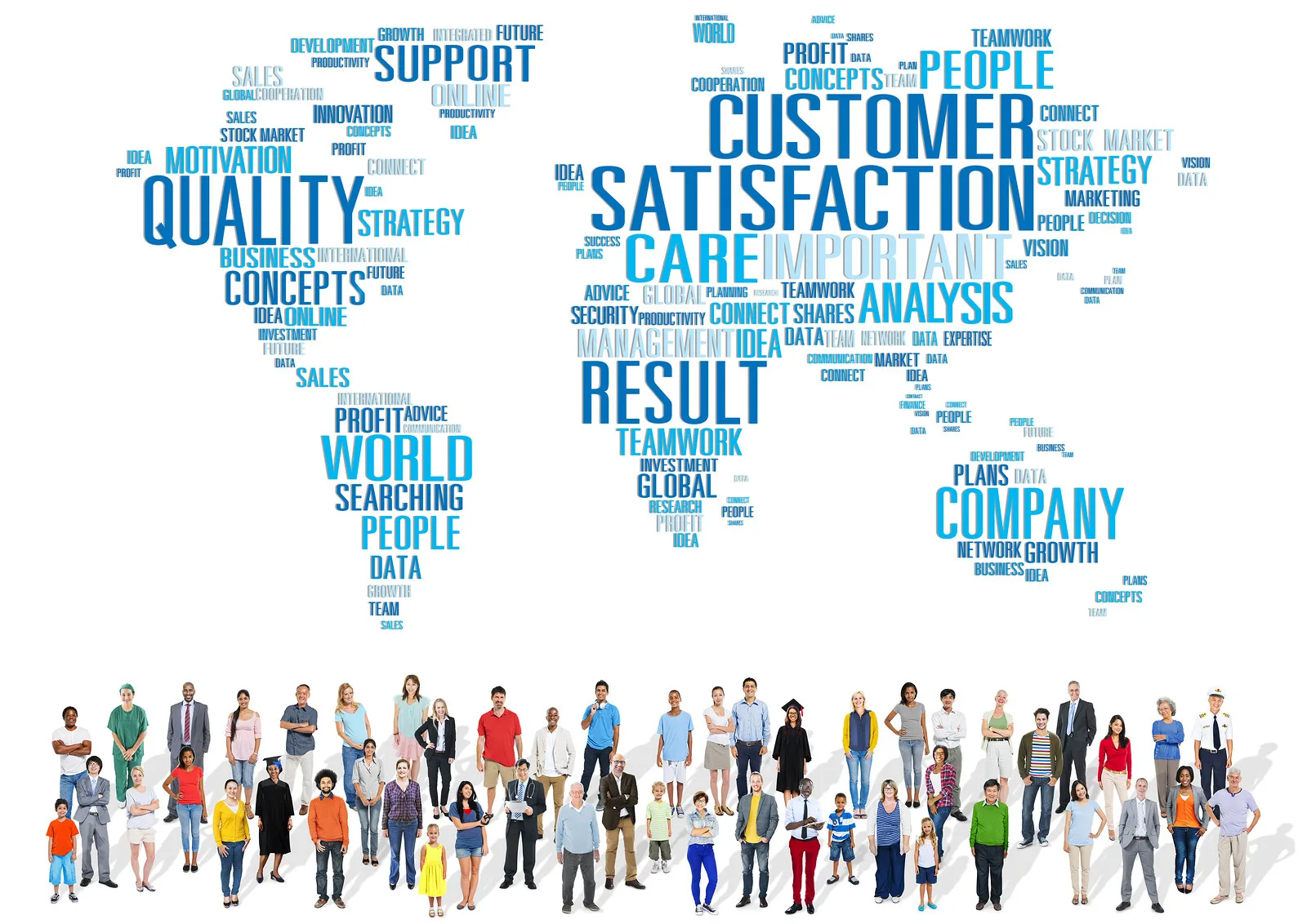 Customer Satisfaction Reliability Quality Service Concept