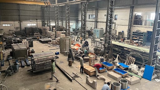 Industrial Machines Used in Induction Furnace Spare Parts Manufacturing