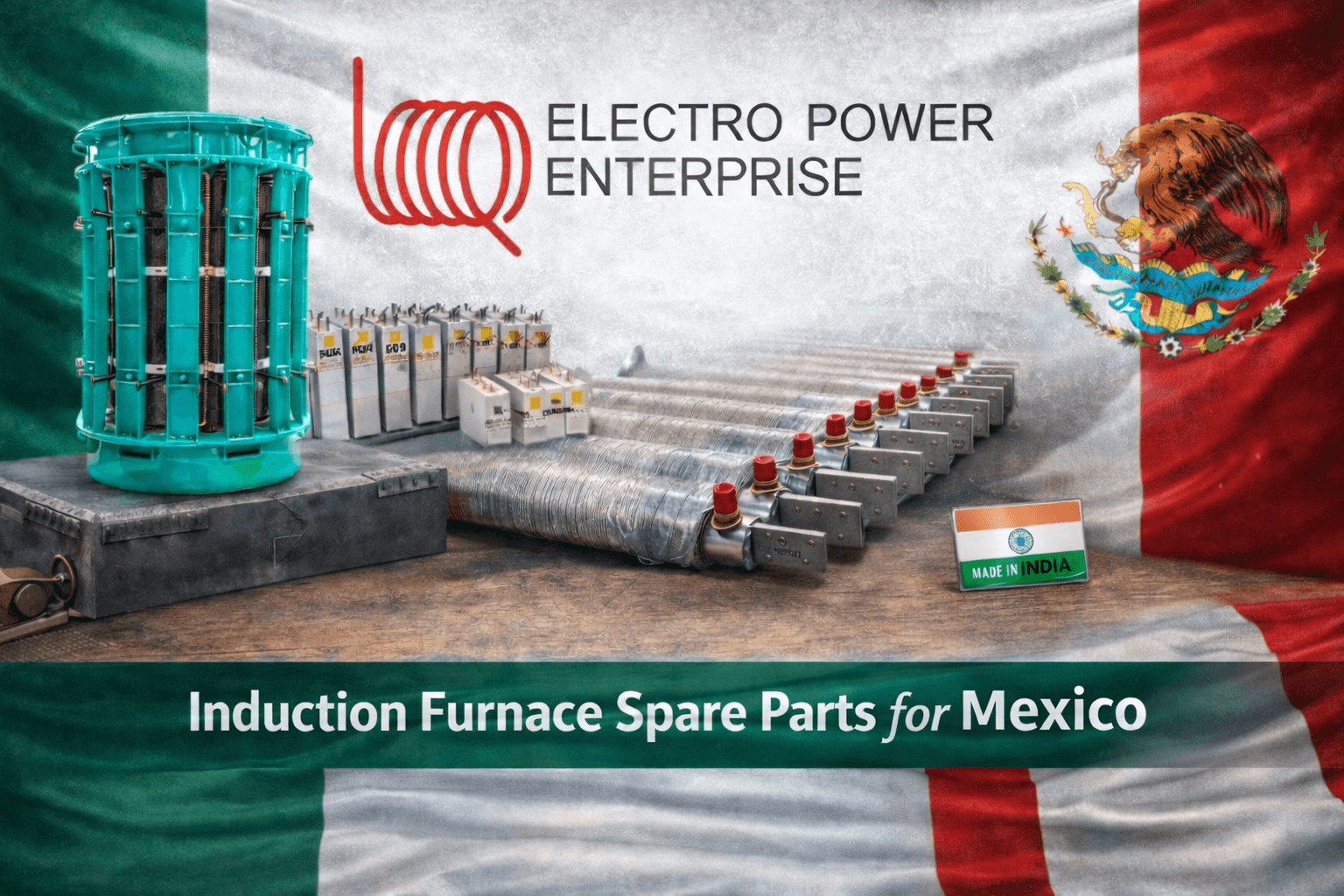 🇲🇽 OEM-Compatible Induction Furnace Spare Parts Export to Mexico from India