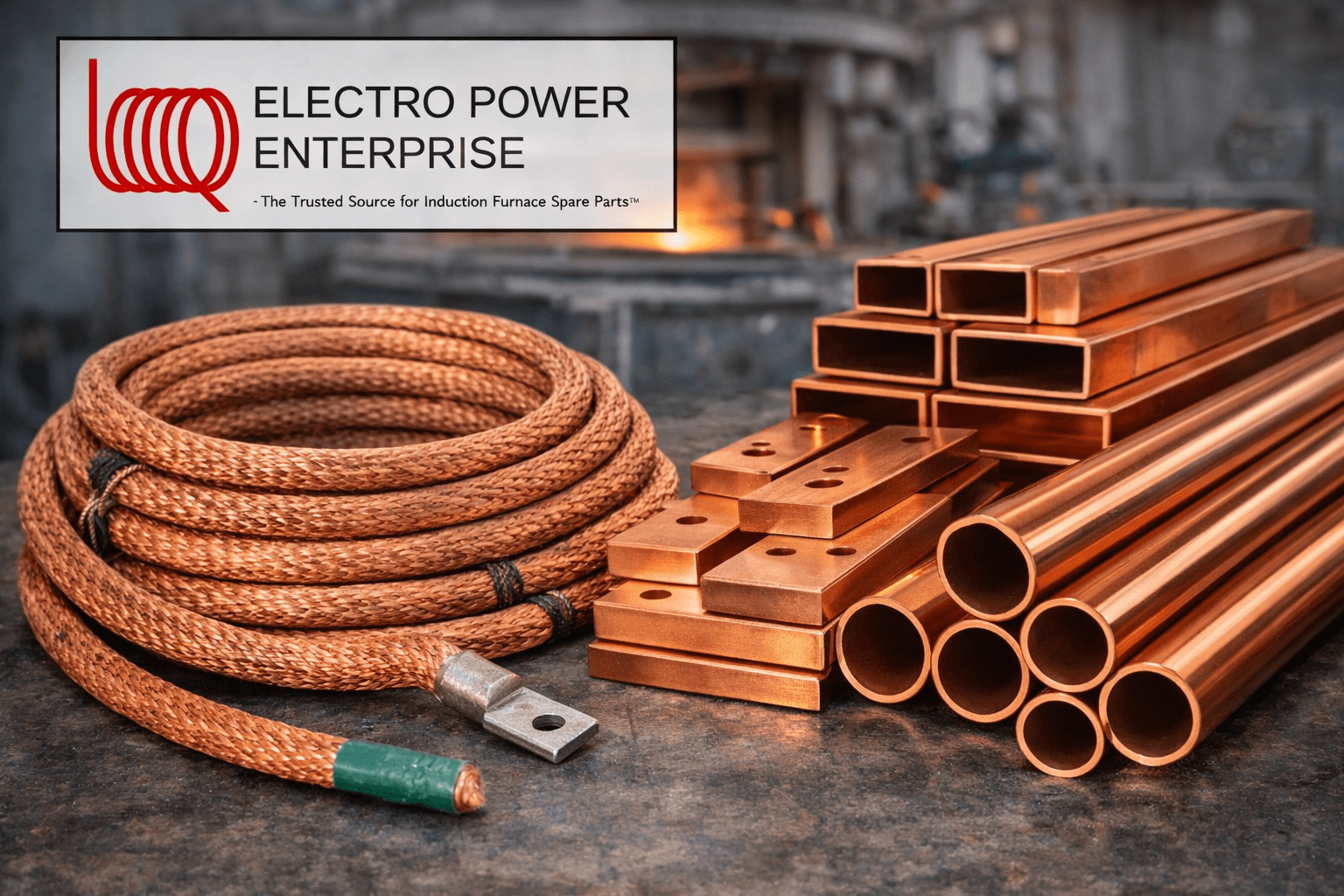 Induction Furnace Copper Components: Complete Guide to Tubes, Rope & Busbars