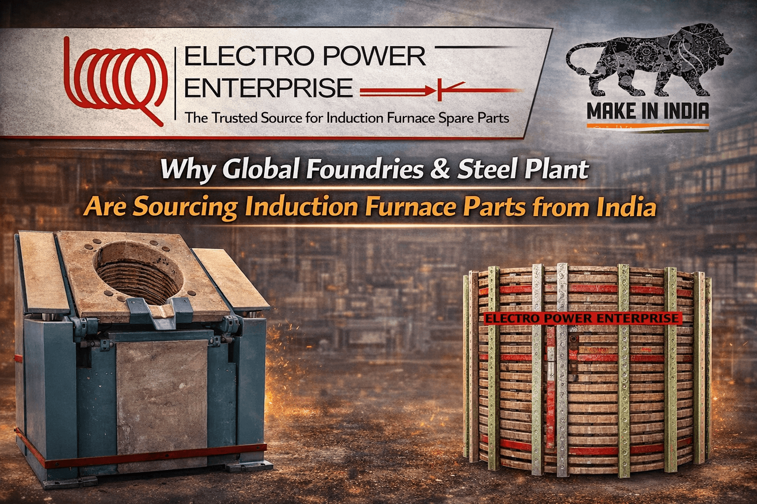 Why Global Foundries & Steel Plant Are Sourcing Induction Furnace Parts from India